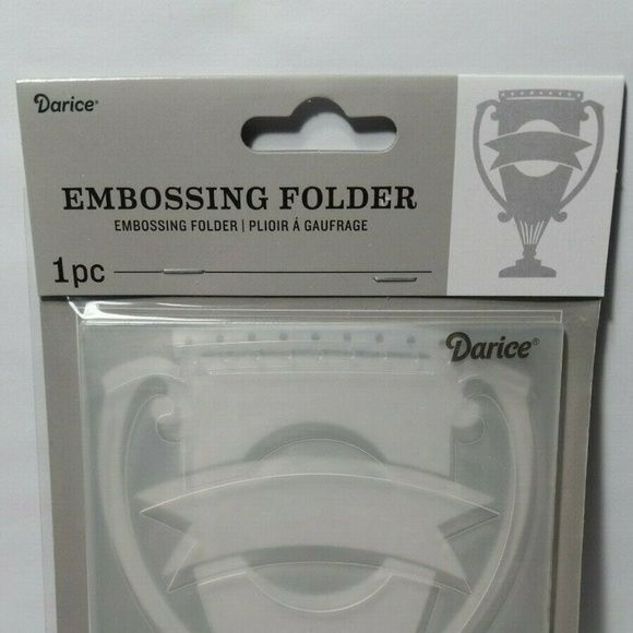 Darice Embossing Folder Trophy Scrapbook Paper Crafts Card Making - Picture 4 of 6